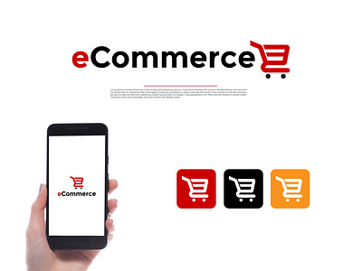 ecommerce logo design app logo art branding business logo cart logo hand mobile lettering logo minimal shop logo shopping shopping cart