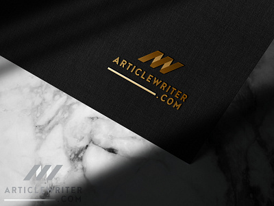 AW logo art brand identity branding creative fashion lettering logo minimal real estate branding royal