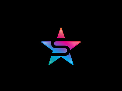 Gradient Star S Logo