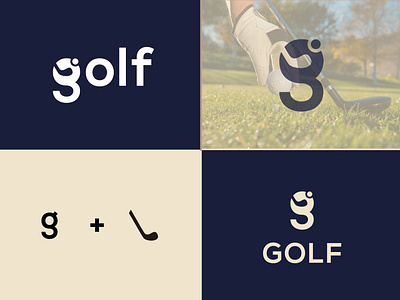 Letter "g" Golf logo