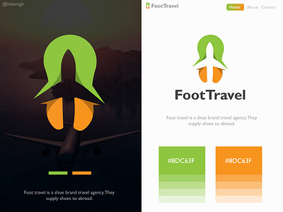 Foot Travel Logo Project