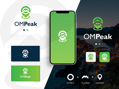 OM Peak Logo Branding