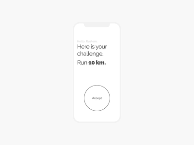 90min challenge: running app clean clean ui flat health minimal minimalism mobile running simple trending ui ux white