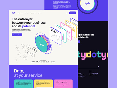 Tydo | Ecommerce Data Platform data ecommerce illustration saas shopify tydo webflow