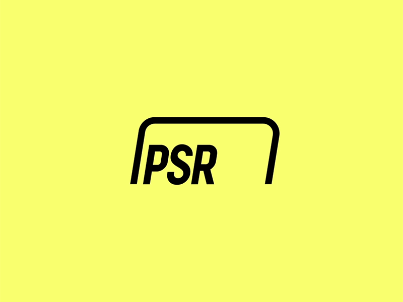 PSR Animated Logo animation branding gif motion soccer yellow