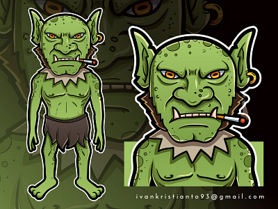 Troll + Frog Character Design