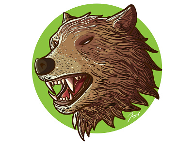 Vector Illustration of a Cool Bear