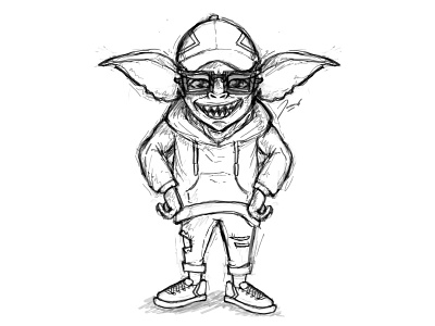 Hipster Gremlin in Progress