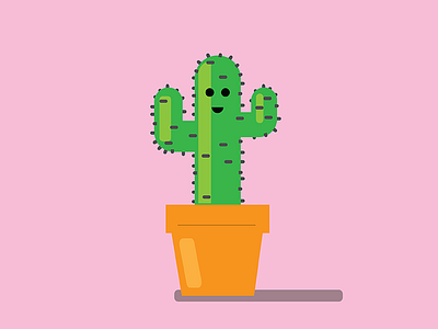 Happy Cacti cacti cactus randomness vector