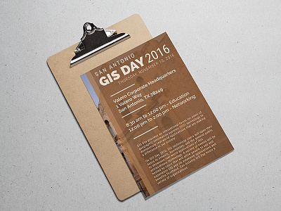 GIS Day 2016 Flyer flyer