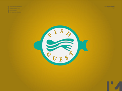 Fish Guest Logo Branding logo branding design