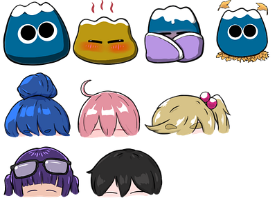 Yuru Camp icon head camp icon icon design icon set yuru camp