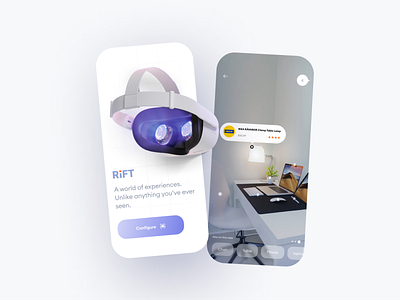 Rift Virtual Reality Shoping App