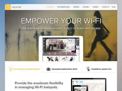 Mock Ups branding clean flat interface landing page mockup redesign site ui ux web website