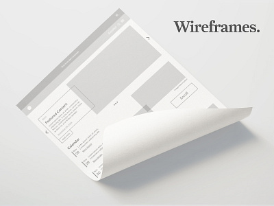Wireframes (just do it?) clean flat flow homepage layout print splashpage ui ux website white wireframes