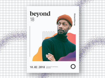 Unused Exploration – Beyond branding conference creative design event flat fun gradient illustration logo poster typography