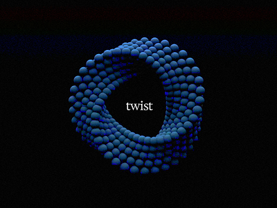 twwwisssttt 3d abstract animation c4d cinema 4d design gif gradient illustration loop motion render texture twist typography