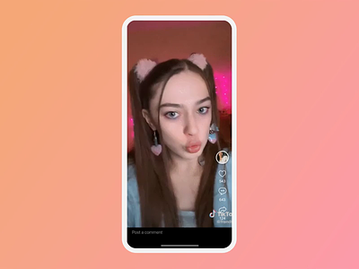 Sharing video to friends UX app mobile sharing tiktok