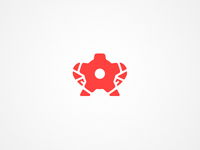 Gear Robot Logo
