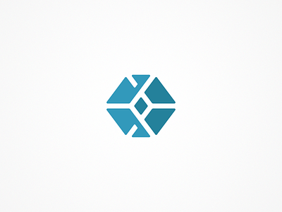 Unused Logo Concept cube h logo