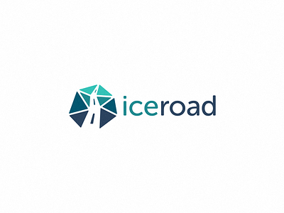 Iceroad Logo blue cold ice iceroad logo road snow