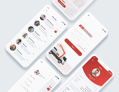 C&S moter Group App UI Design app app design app ui app ui design appuidesign creative design ui ui ux uidesign uiux ux