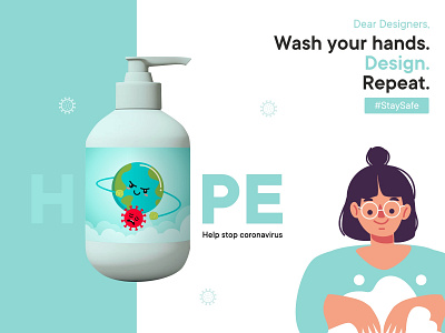 Hope hand wash soap | Help stop coronavirus corona corona virus coronavirus creative design package design packaging packagingdesign
