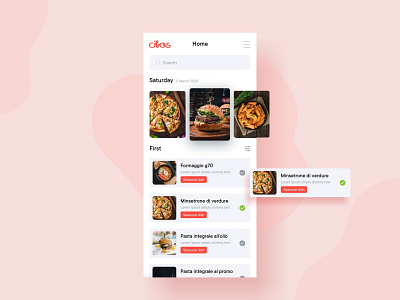 Food app Ui design