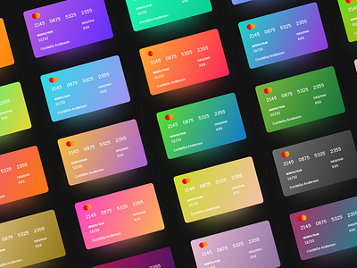 Credit card gradient verison design | card payment card card design creative credit credit card creditcard debit debitcard design gradient graphic graphic design money payment ui ui design uidesign uiux webdesign