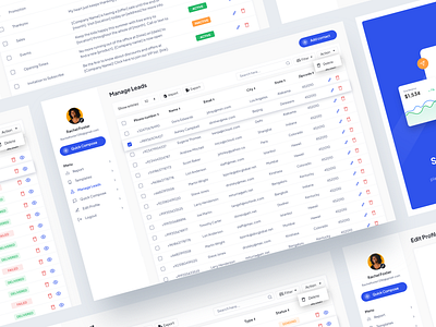 Bulk SMS dashboard UI design