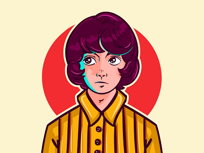 Stranger things 4 - Mike Wheeler Illustration art eleven