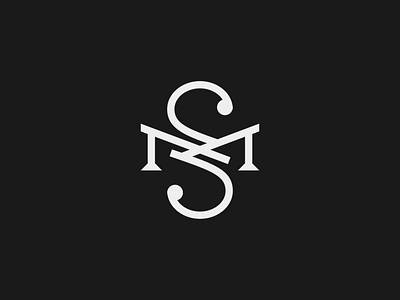 S & M - Monogram law lawyer letter lettering logo logotype m monogram ms paragraph s signet sm symbol