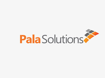 Pala Solutions - Logo flat design logo logodesign vector