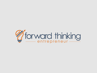 Forward Thinking - Logo flat design logo logodesign vector