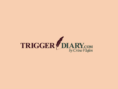 Trigger Diary - Logo flat design logo logodesign vector