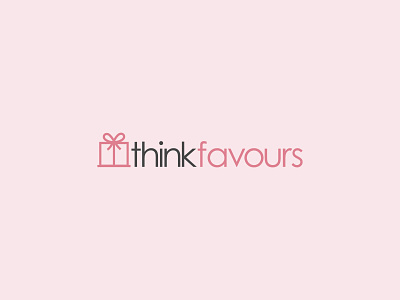 Think Favours - Logo flat design logo logodesign vector