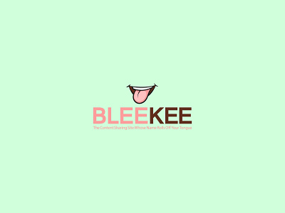 Bleekee - Logo design flat design graphic design icon design illustration illustrator logo logodesign typography vector
