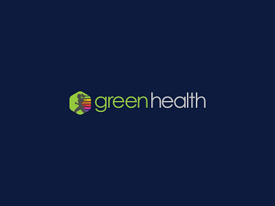 Green Health - Logo flat design graphic design icon design illustrator logo logodesign vector