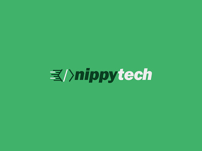 Nippyteach - Logo design flat design graphic design illustrator logo logodesign typography vector