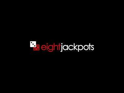 Eightjackpots - Logo flat design graphic design illustrator logo logodesign typography vector