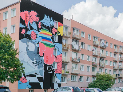 done mural in Jarocin (Poland)