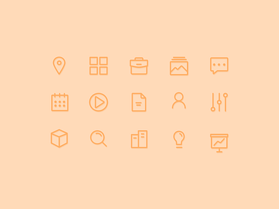 Web icons