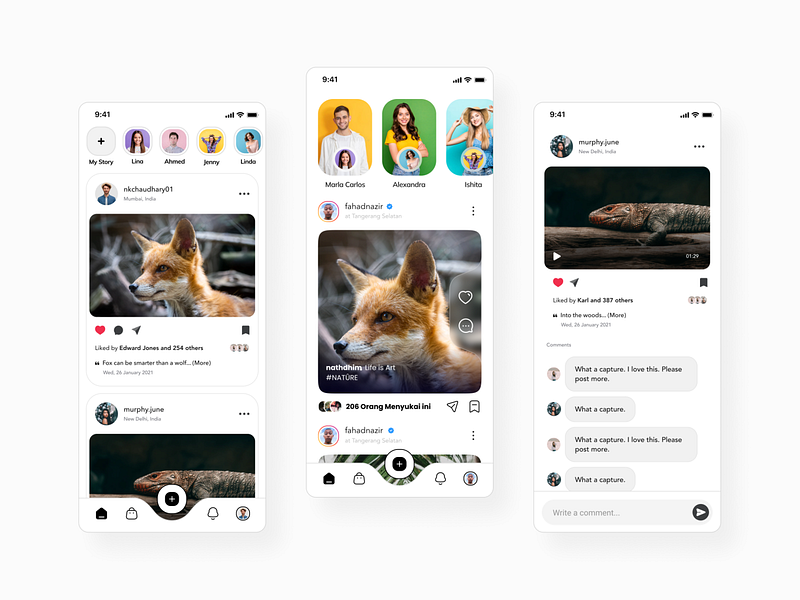 Browse thousands of Feed App UI Design images for design inspiration ...