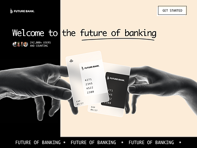 Futuristic banking UI Part 2