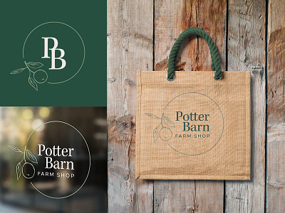 Potter Barn Brand Design brand design brand identity branding branding design design graphic design illustration illustrator logo vector