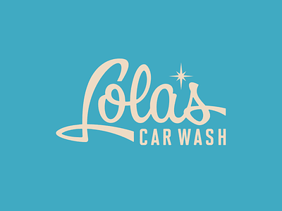 Lola's branding design lettering logo script texture typography vector