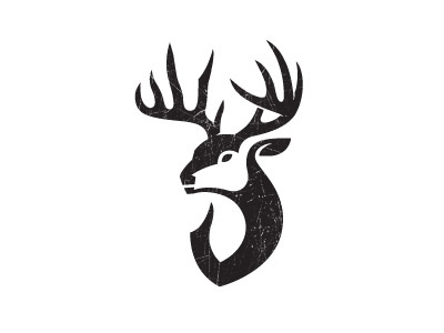 Deer branding deer icon illustration logo outdoors