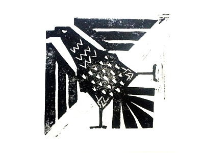 Eagle Woodcut drawing eagle icon illustration logo woodcut
