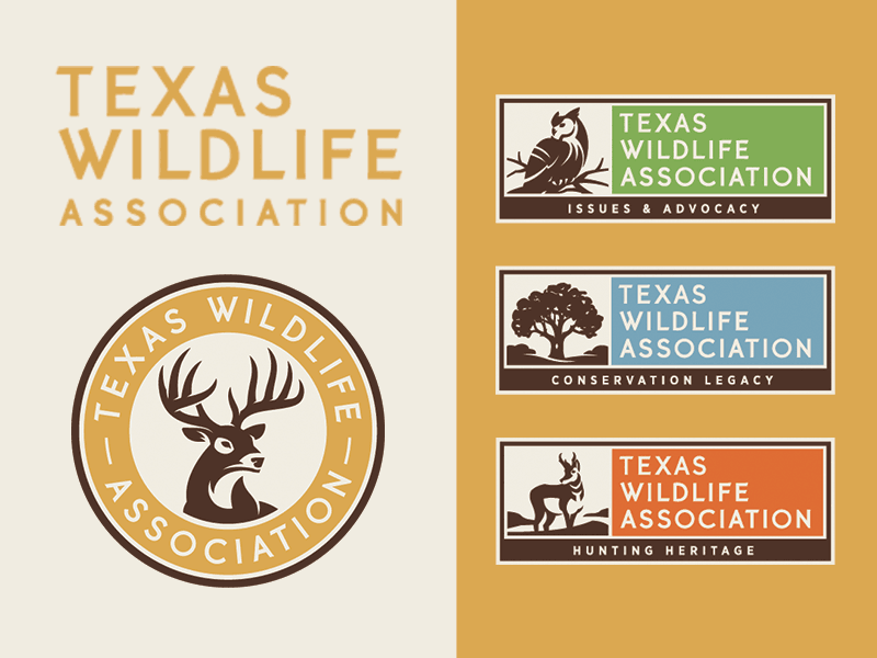 TWA animals branding color deer icon illustration logo mark outdoors owl