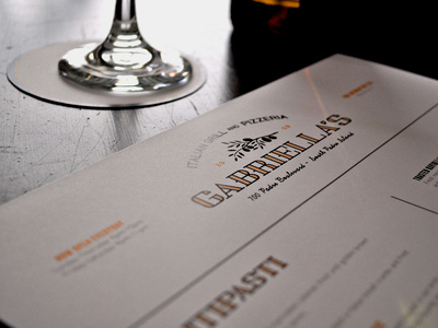Gabriella's Italian Grill Branding